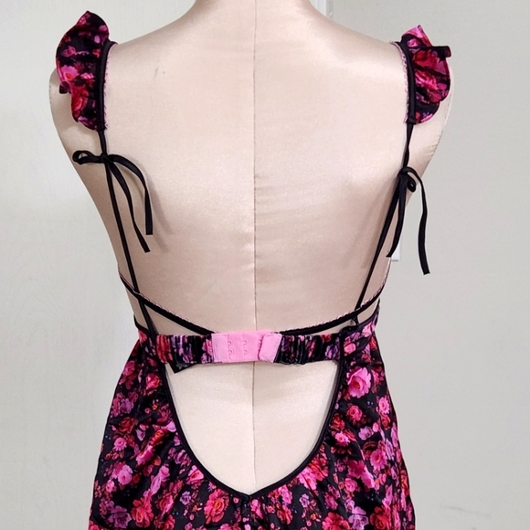 New!For Love and Lemons Lola Babydoll Mini Floral Dress - Picture 10 of 16